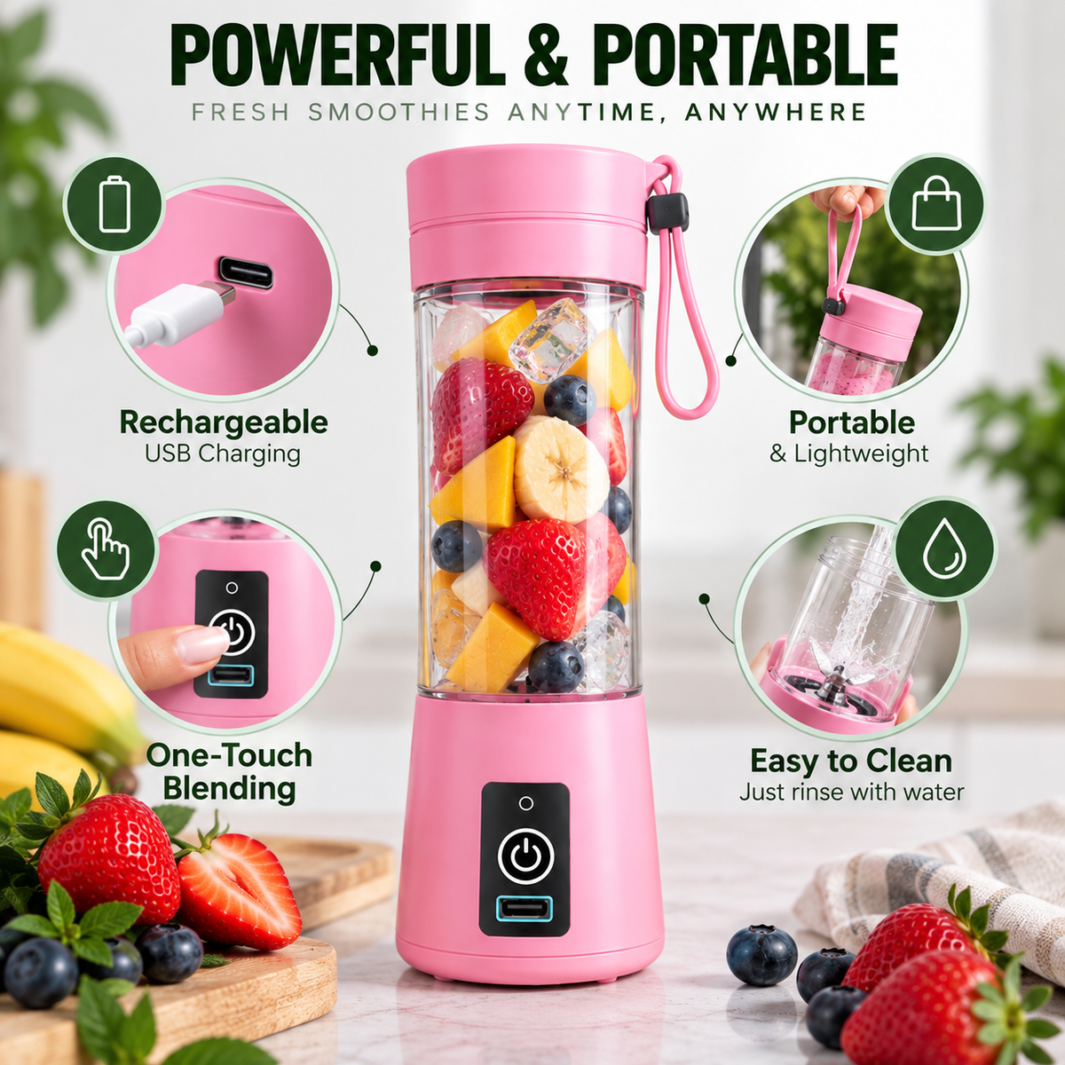 BlendGo Portable Blender.
